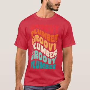 Loodgieter Retro 60s 70s 80s Vibes T-shirt
