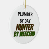 Loodgieter van Day Hunter van Weekend Keramisch Ornament (Rechts)