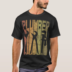 Loodgieter Vintage Loodgieterswerk Retro T-shirt