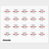 Loodgieter/Zombie Hunter Vierkante Sticker (Vel)