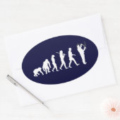 Loodgieterij Evolution Loodgieter Pipefitter Pipe Ovale Sticker (Envelop)