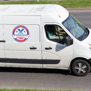 Loodgietersbedrijf raam aanpassen sticker