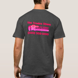 Loodgieterscontractant Humor, Grappig Adverteren T-shirt
