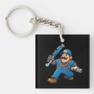 Loodgietersdiensten logo sleutelhanger