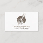 Loodgietersleiding Visitekaartje (Achterkant)