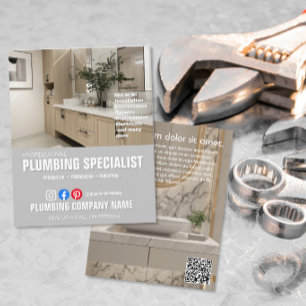 Loodgieterspecialist loodgieter keuken badkamer flyer