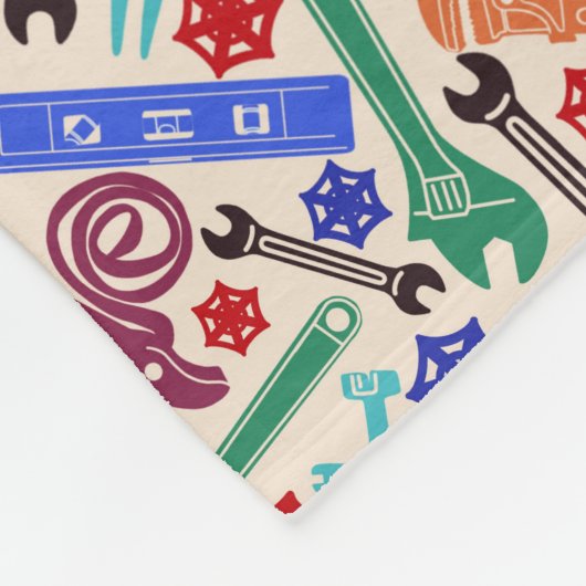 Loodgieterswerk, Pipefitting, Steamfitter Gereedsc Fleece Deken (Hoek)