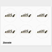 Loodgieterswerk Ronde Sticker (Vel)