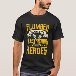 Loodgiften Loodgiften Piperfitter Elektriciens Nie T-shirt