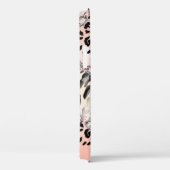 Loodpatroon, bloemen, ketting, rozen Case-Mate iPhone case (Achterkant / Rechts)