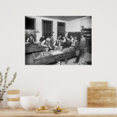 Loodschool, begin jaren 1900 poster (Keuken)