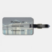 Loodsen langs de Embarcadero, San Francisco Bagagelabel (Achterkant horizontaal)