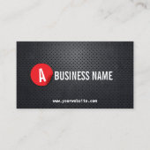 Loodsteker zwart-wit visitekaartje (Voorkant)