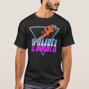 Loodstekker 80s 90s Retro  Plumber 80s T-shirt