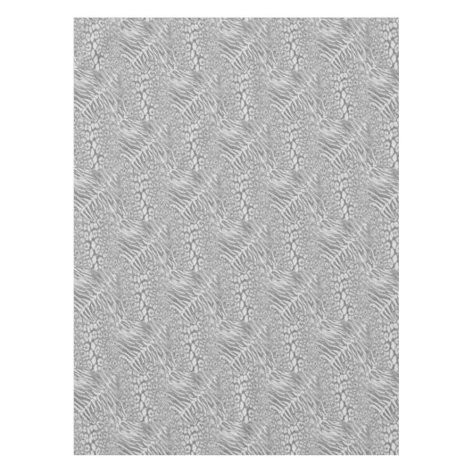 Loodtijgerdriekleppige gestreepte kat tafelkleed (Voorkant)