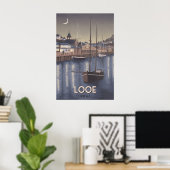 Looe Cornouailles Affiche de voyage (Bureau à domicile)
