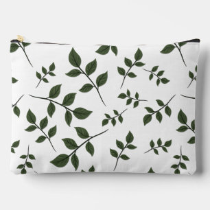 Loof takken met groene bladeren op wit etui