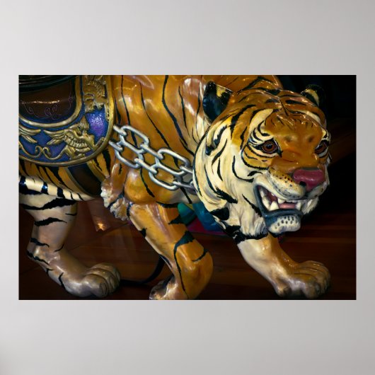 LOOFF CAROUSEL TIGER 1909 POSTER (Voorkant)