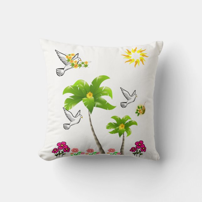 looienvogels werpen kussen (Voorkant)