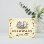  look 1910 Old Delaware Briefkaart (Staand voorkant)