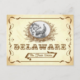 look 1910 Old Delaware Briefkaart