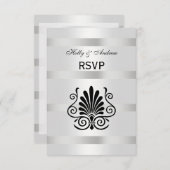 look Art Deco Plume Blk Whv RSVP (Voorkant / Achterkant)