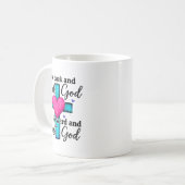 Look Back And Thank God Look Forward And Trust God Koffiemok (Voorkant links)