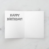 Look! Birthday Card with Cat Kaart (Binnen)