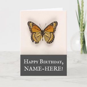 look Butterfly, Happy Birthday Kaart