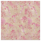 look Candy Cane Pattern Fabric Stof (Close Up)
