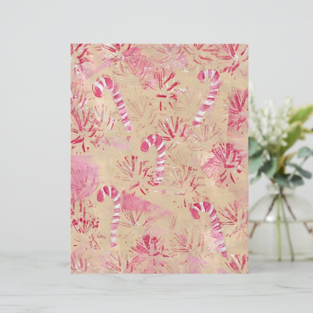  Look Candy Canes Christmas Scrapbook Papier (Staand voorkant)