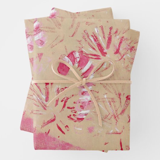 Look Candy Canes Kerst Wrapping Sheets Inpakpapier Vel (In situ)