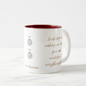 Look Deep Into Nature Einstein Quote Mug (Devant droit)