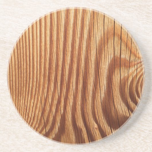 Look en bois naturel - Dessous de verre en grès (Devant)