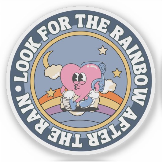 Look for the Rainbow After the Rain Sticker (Voorkant)