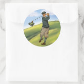  look Golfer Golf Stickers (Tas)