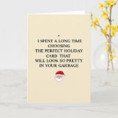 Look Pretty In Your Garbage Funny Sarcastic Kaart (Gele Bloem)