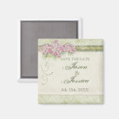  look roze hortensia - Bruiloft in - Magnet Magneet (Voorkant / Achterkant)