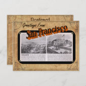  look San Francisco Post Card Briefkaart (Voorkant / Achterkant)
