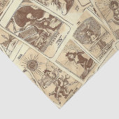  look Sepia Tarot Kaarten Tissuepapier (Detail)