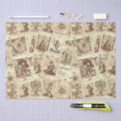  look Sepia Tarot Kaarten Tissuepapier (Craft)