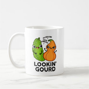 Lookin Gourd Funny Veggie Pun Koffiemok