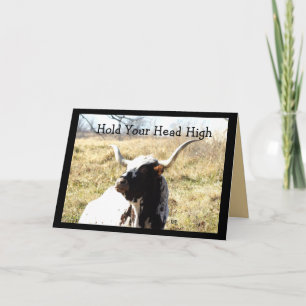 Lookin'Tough Longhorn 2- elke gelegenheid aanpasse Kaart