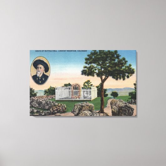 Lookout Mountain, Colorado Canvas Afdruk (Voorkant)