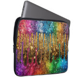 Looks Like Glitter on a Customized Electronics Bag Laptop Sleeve (Voorkant Rechts)