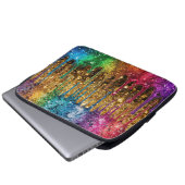 Looks Like Glitter on a Customized Electronics Bag Laptop Sleeve (Voorkant onderkant)