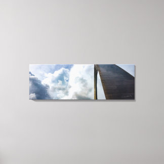 Lookup Gateway Arch St.Louis MO | 36x12 2x canvas Afdruk