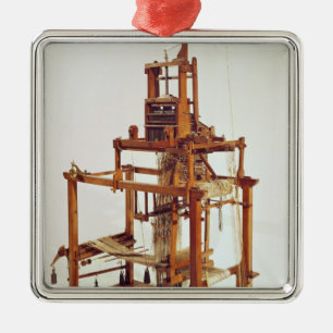 Loom ontworpen door Joseph Marie Jacquard Metalen Ornament