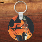 Looming Cello sleutelhanger (Voorkant)