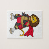 Loon als warrior met Cape Legpuzzel (Horizontaal)